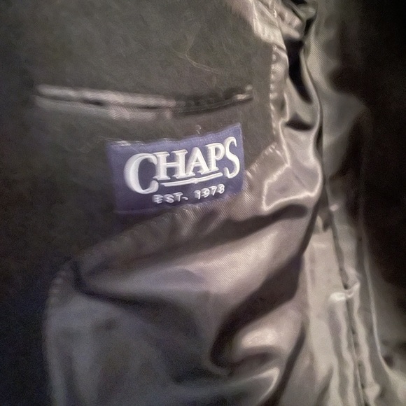 Chaps Wool blend Top Coat, trench coat, men’s 40R - Picture 2 of 3